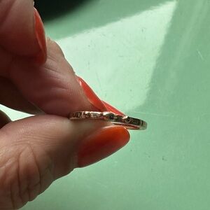 10k artisan made rose gold ring